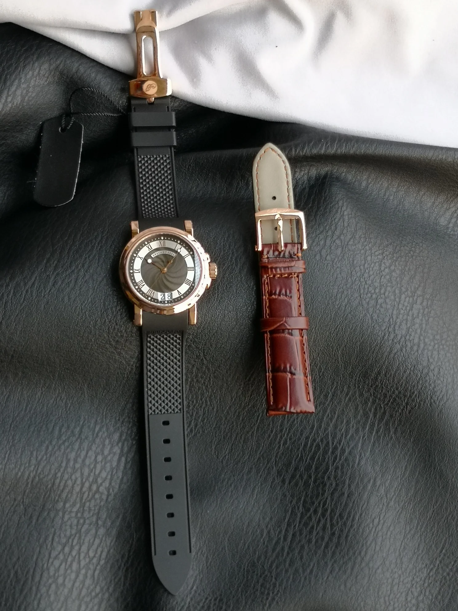 Breguet Steel — photographed off the sweep