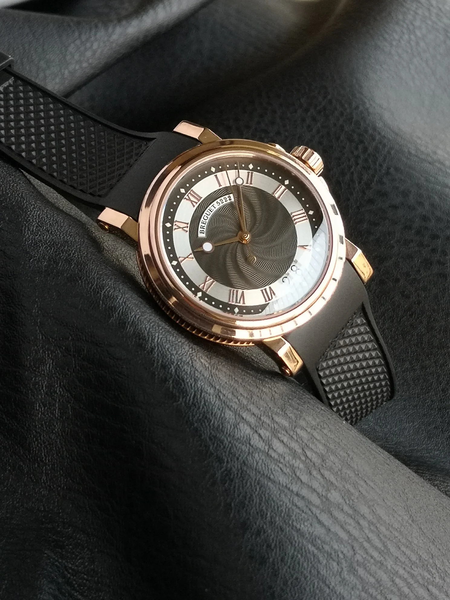 Breguet Steel — photographed off the sweep
