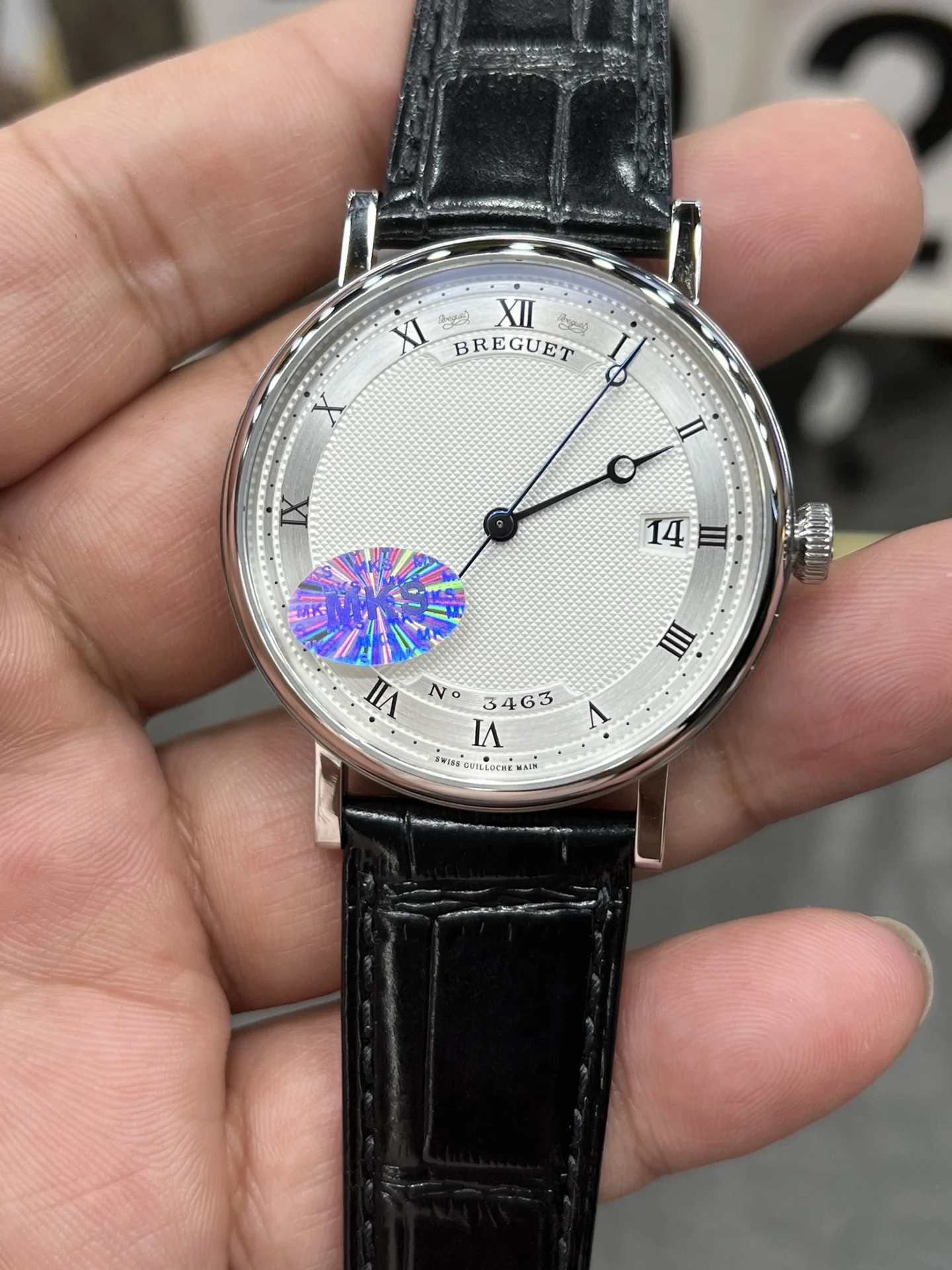 Breguet White Dial — photographed off the sweep
