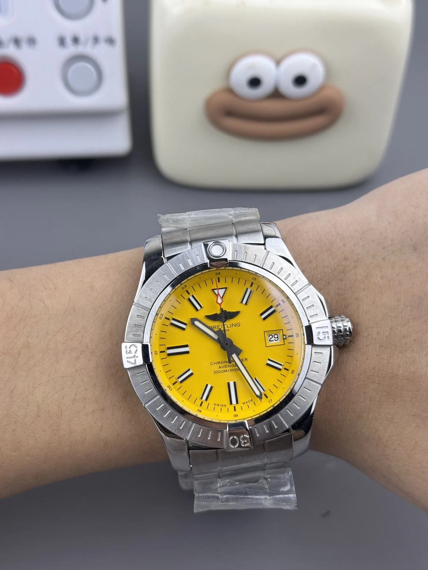 Breitling Avenger — photographed off the sweep