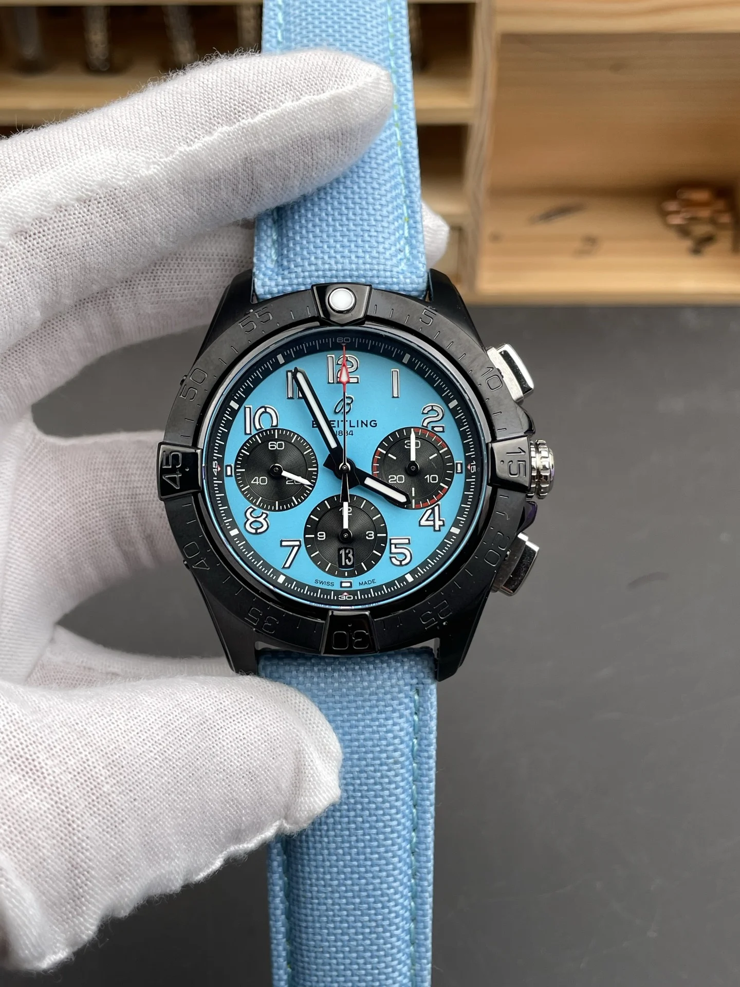 Breitling Avenger 42mm — photographed off the sweep