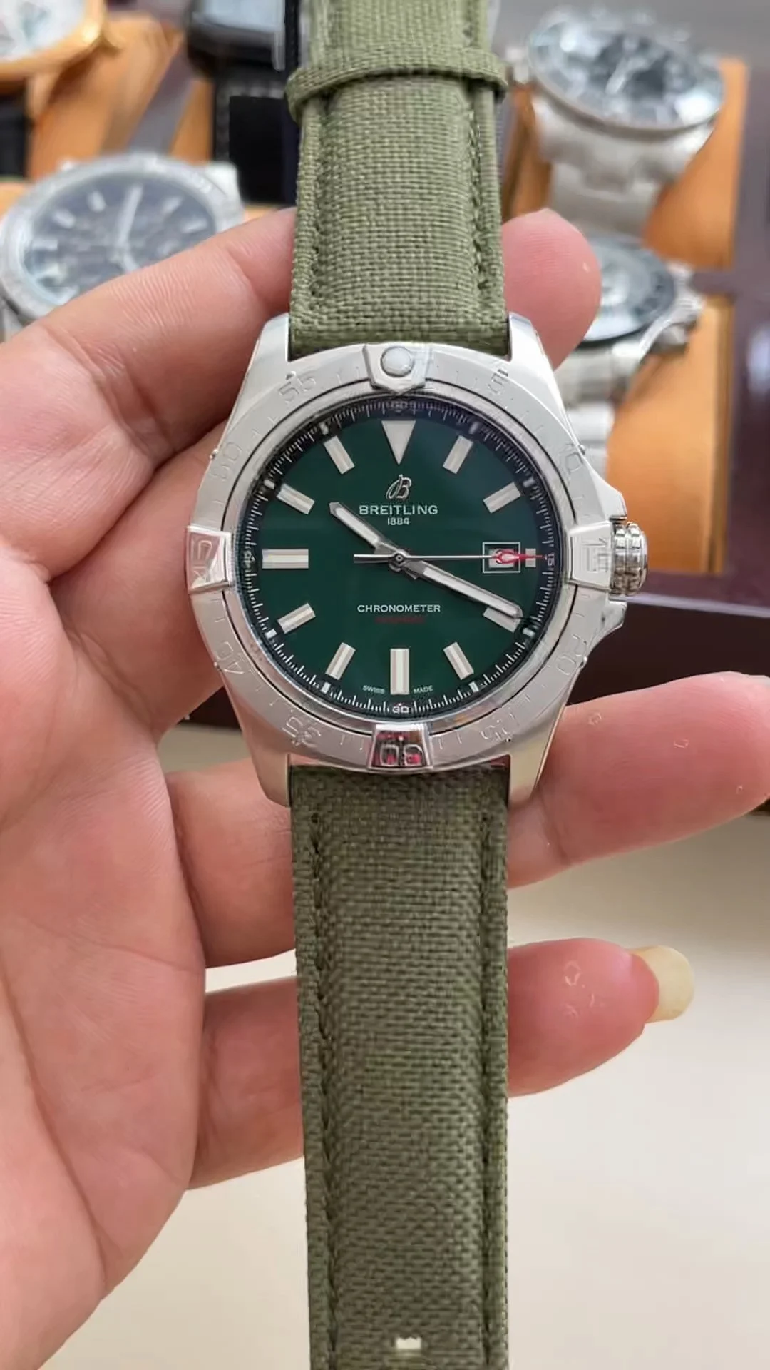 Breitling Avenger Green Dial