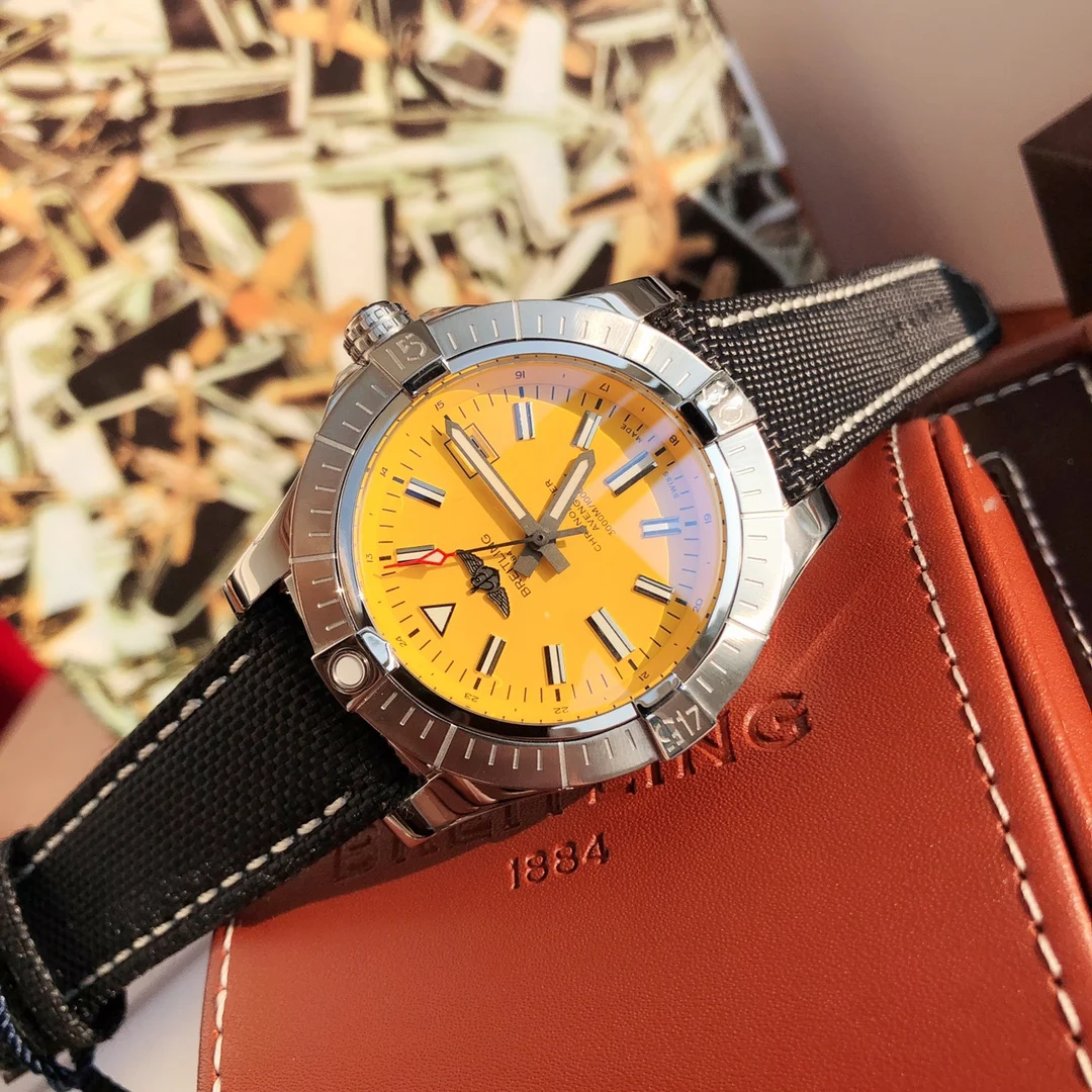 Breitling Avenger Steel 45mm — photographed off the sweep
