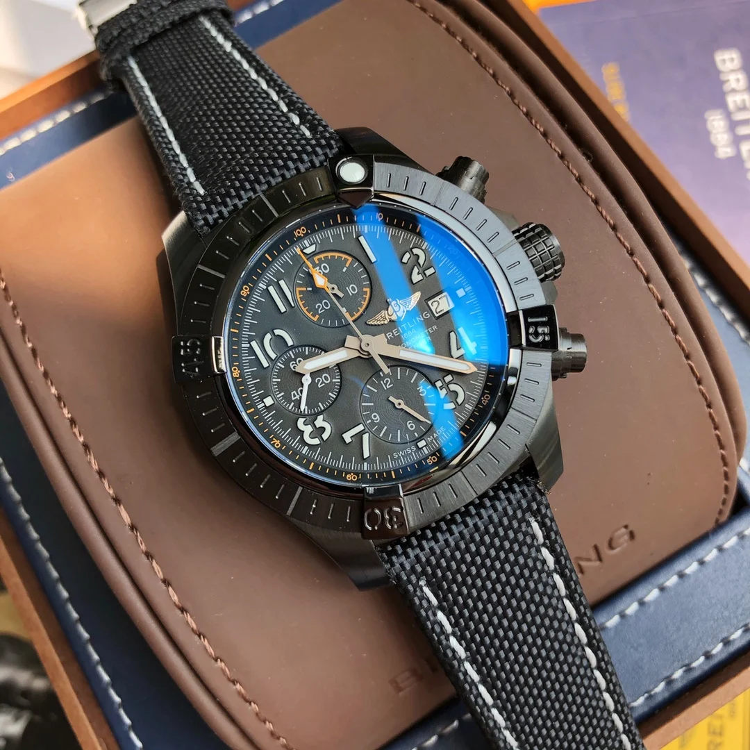 Breitling Avenger Titanium 45mm — photographed off the sweep