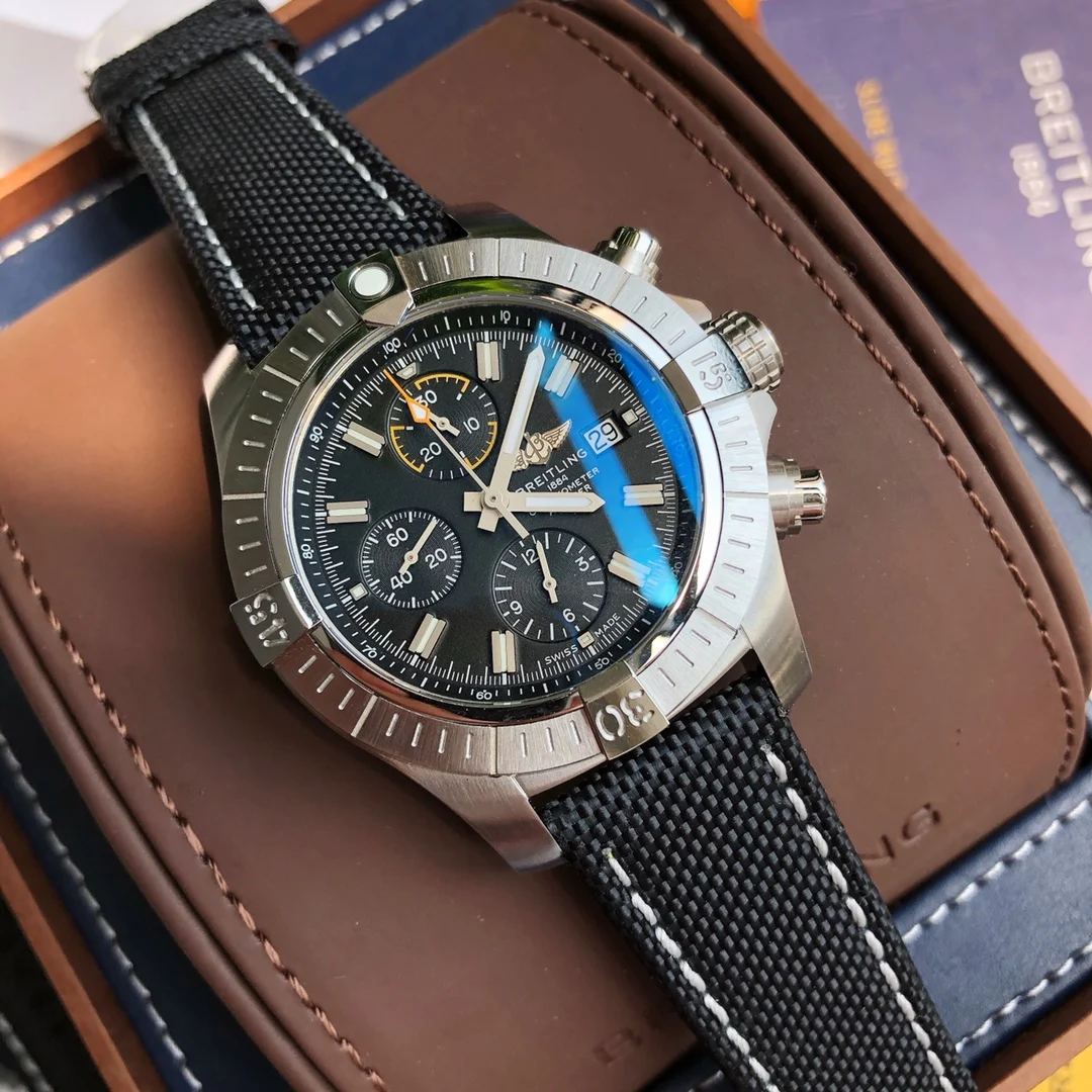 Breitling Avenger Titanium 45mm — photographed off the sweep