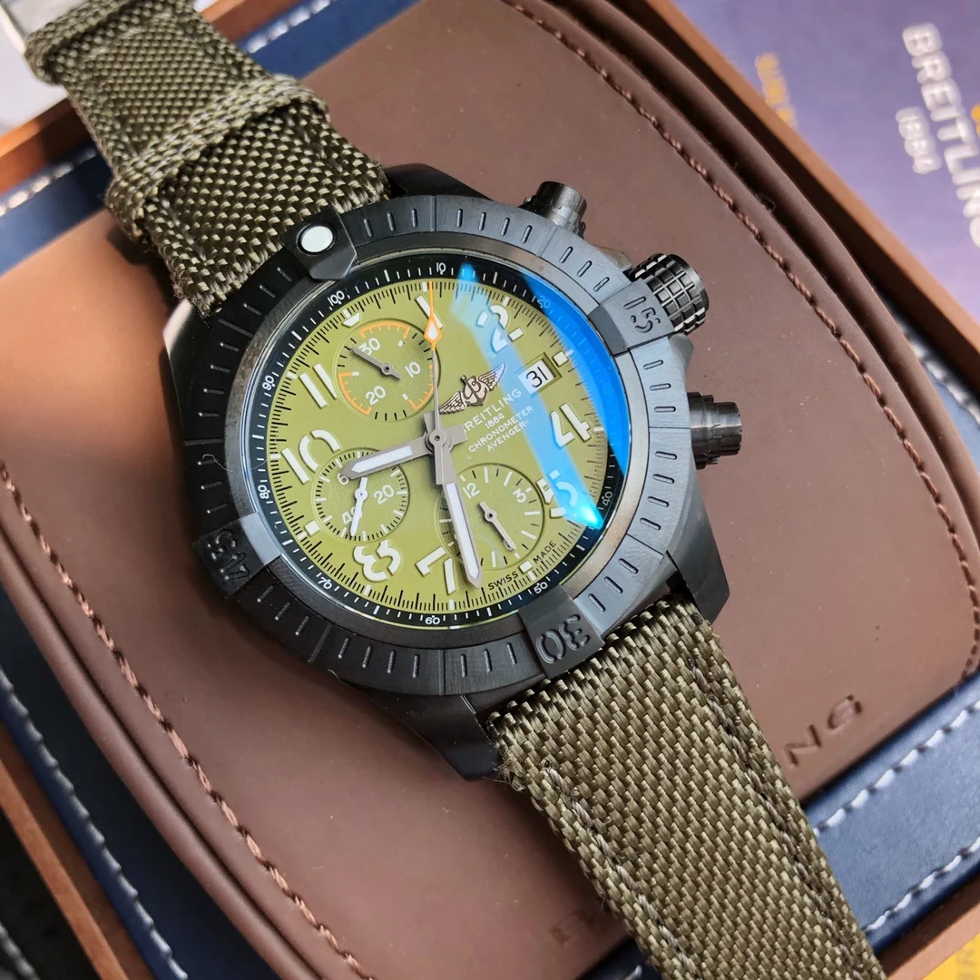 Breitling Avenger Titanium 45mm — photographed off the sweep