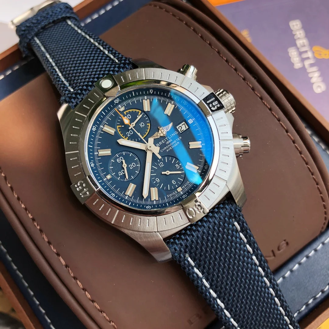 Breitling Avenger Titanium 45mm — photographed off the sweep