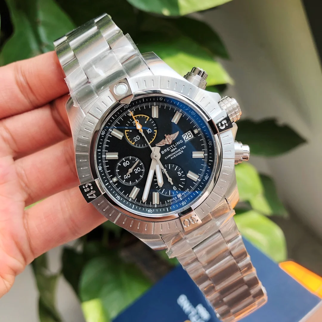 Breitling Avenger Titanium 45mm — photographed off the sweep