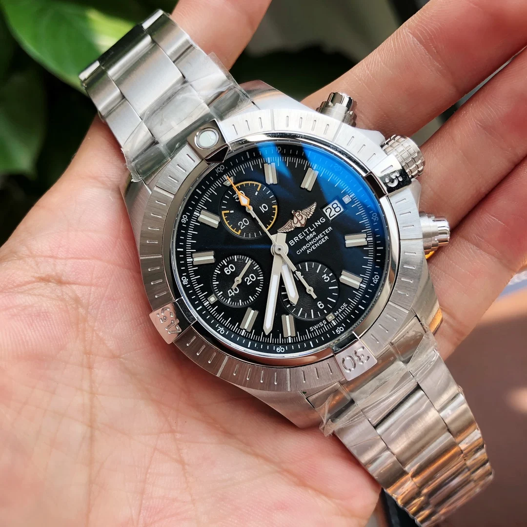 Breitling Avenger Titanium 45mm — photographed off the sweep