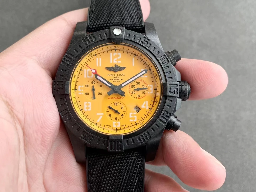 Breitling Avenger Titanium 45mm — photographed off the sweep