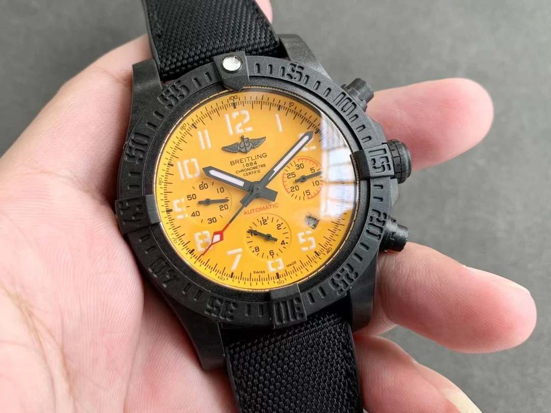 Breitling Avenger Titanium 45mm — photographed off the sweep