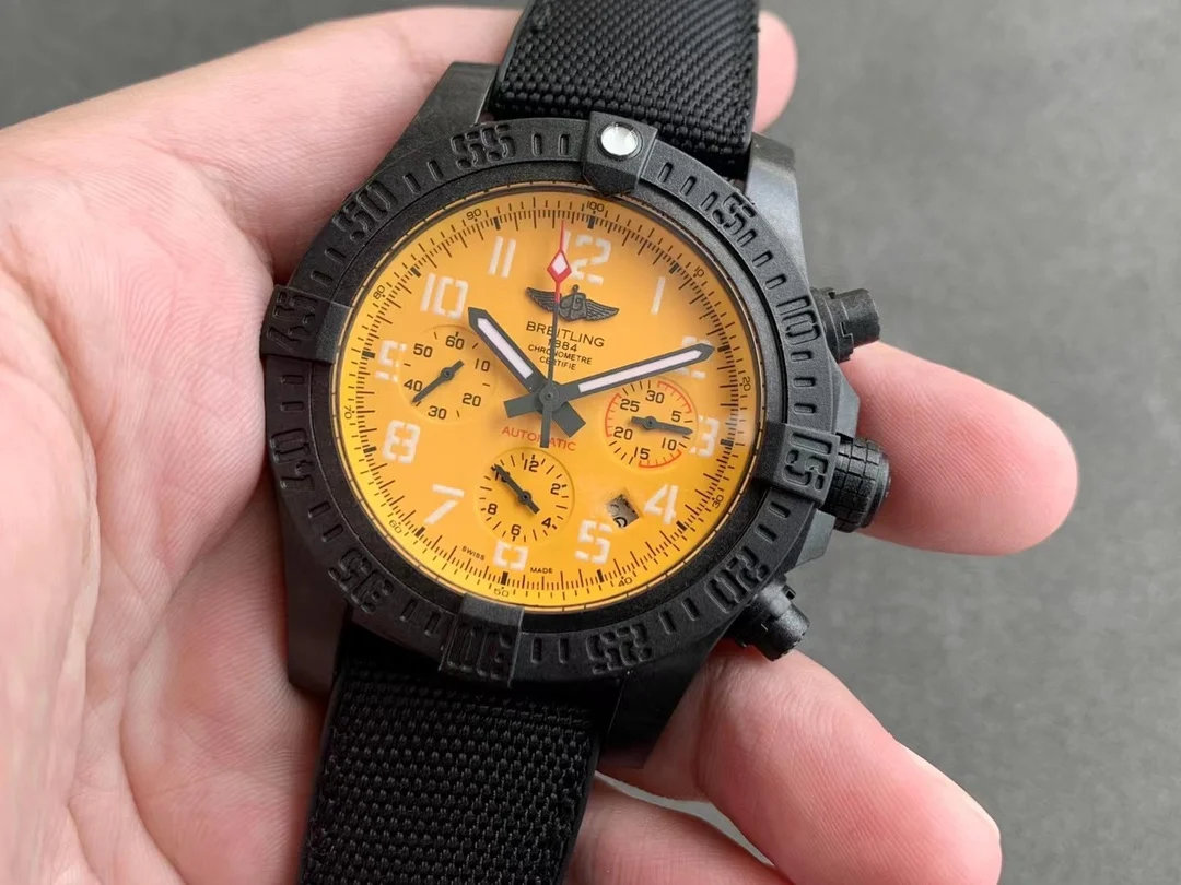Breitling Avenger Titanium 45mm — photographed off the sweep