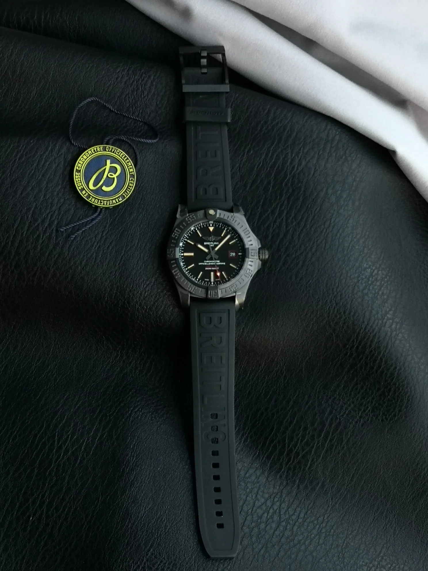 Breitling Avenger Titanium Black Dial