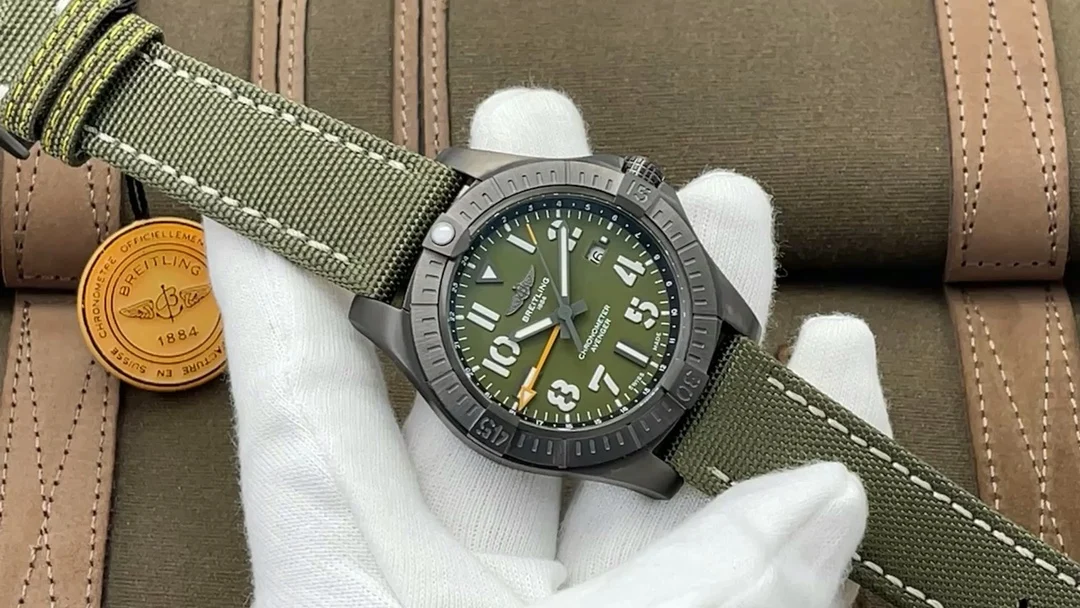 Breitling Avenger Titanium Green Dial
