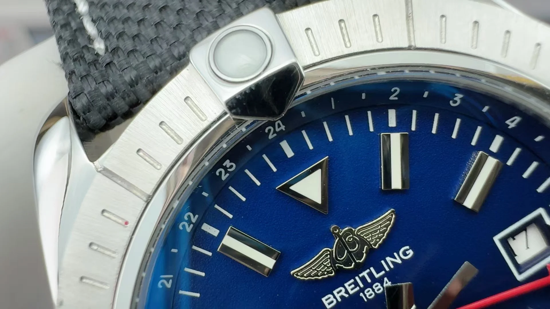 Breitling Avenger — photographed off the sweep