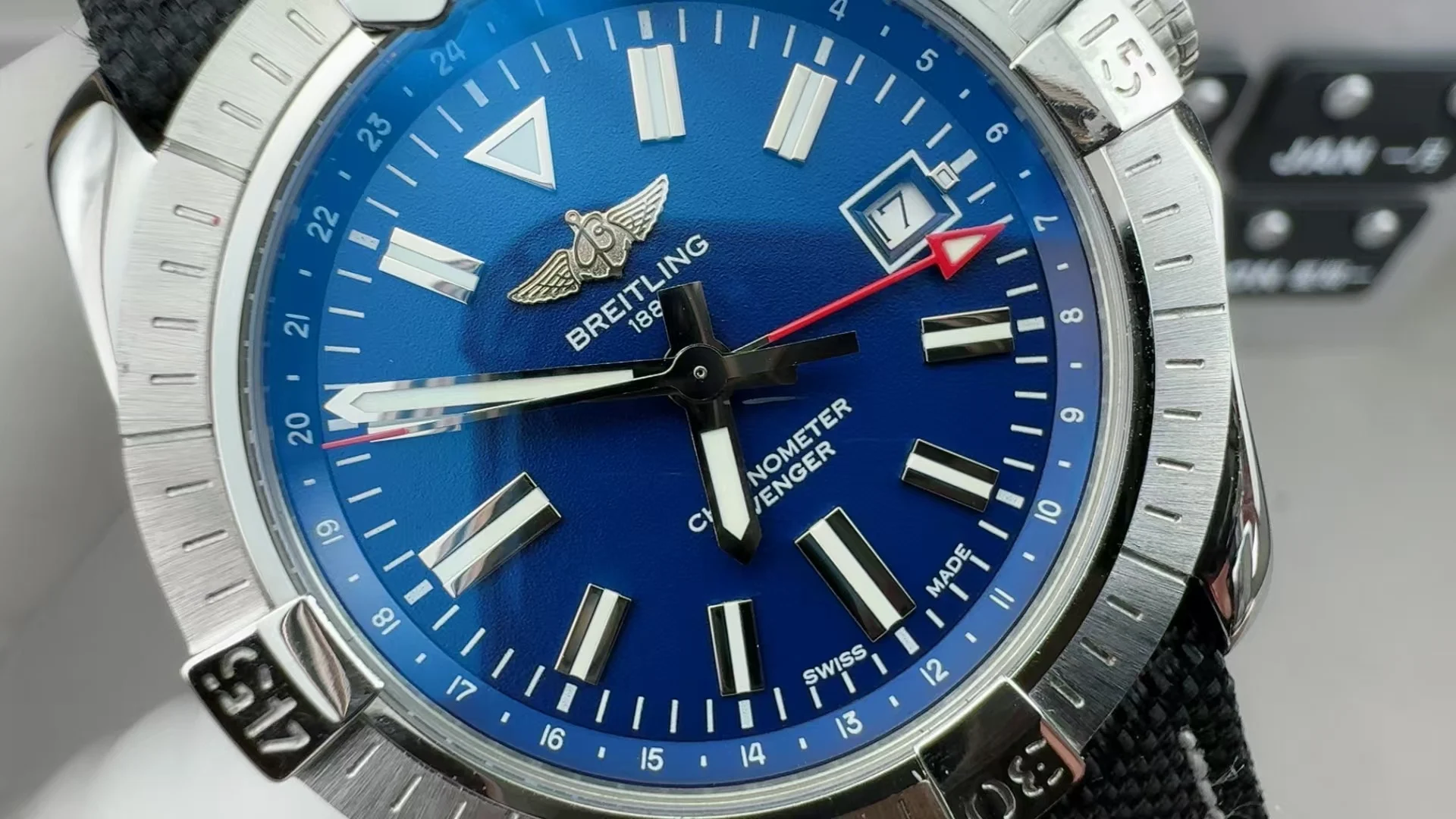 Breitling Avenger — photographed off the sweep
