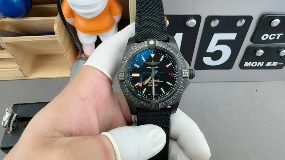 Breitling Blackbird reconnaissance aircraft movement 2824 — photographed off the sweep