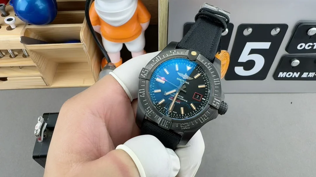 Breitling Blackbird reconnaissance aircraft movement 2824 — photographed off the sweep