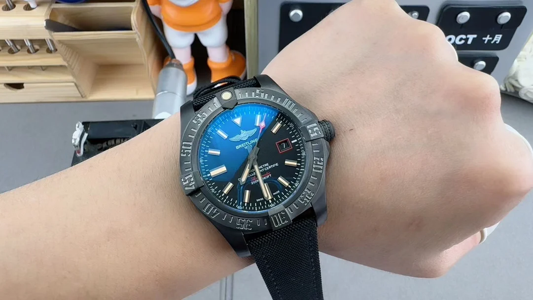 Breitling Blackbird reconnaissance aircraft movement 2824 — photographed off the sweep
