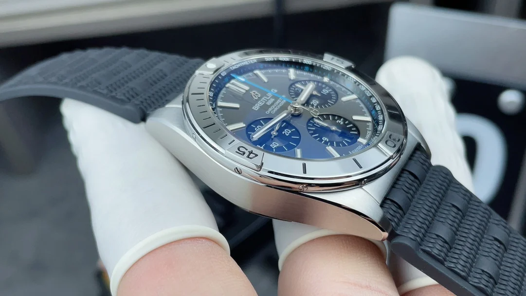 Breitling Bullet Timing — photographed off the sweep