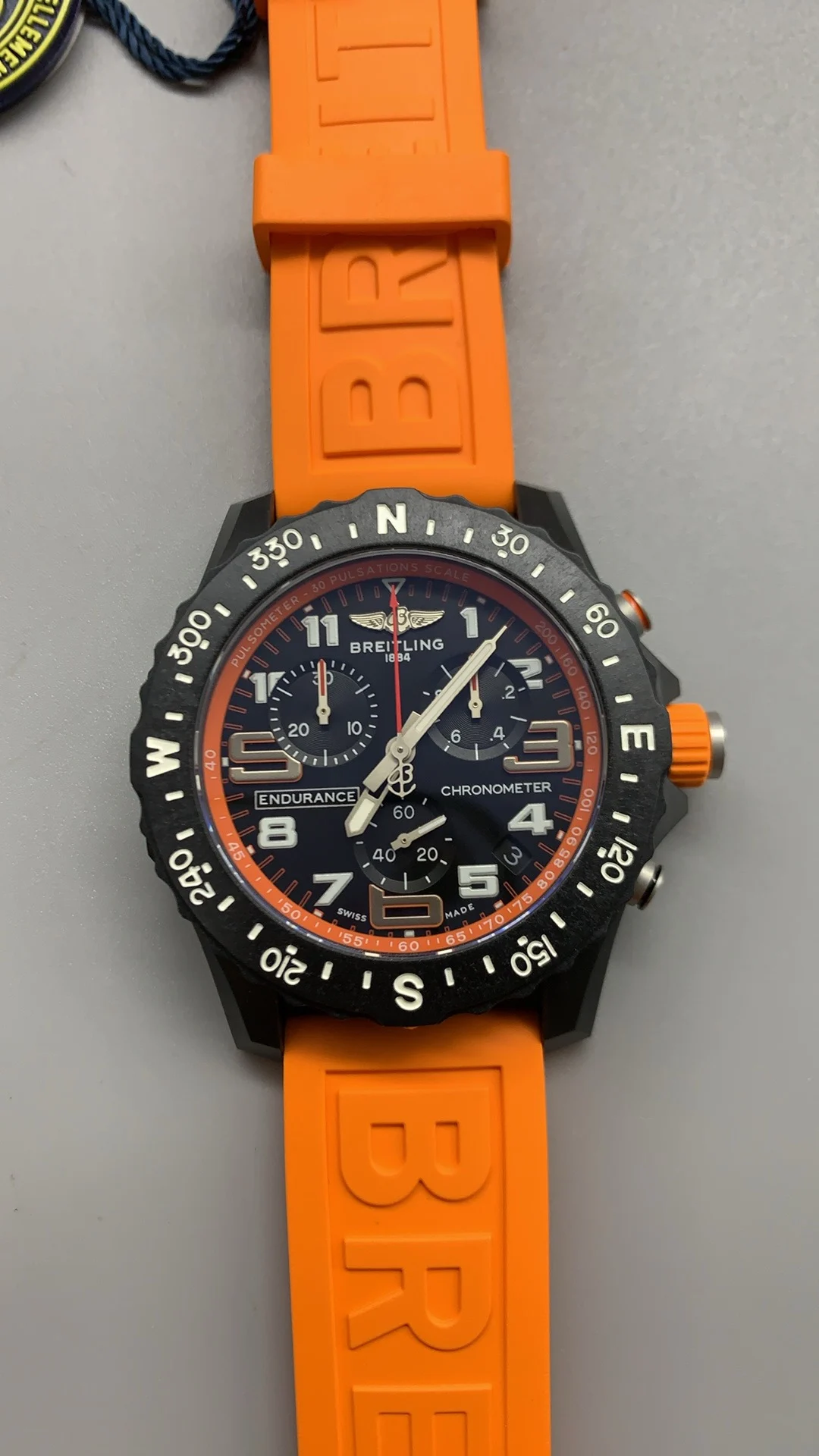 Breitling Carbon Orange Dial