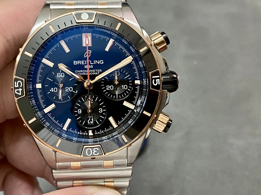Breitling Ceramic 44mm — photographed off the sweep