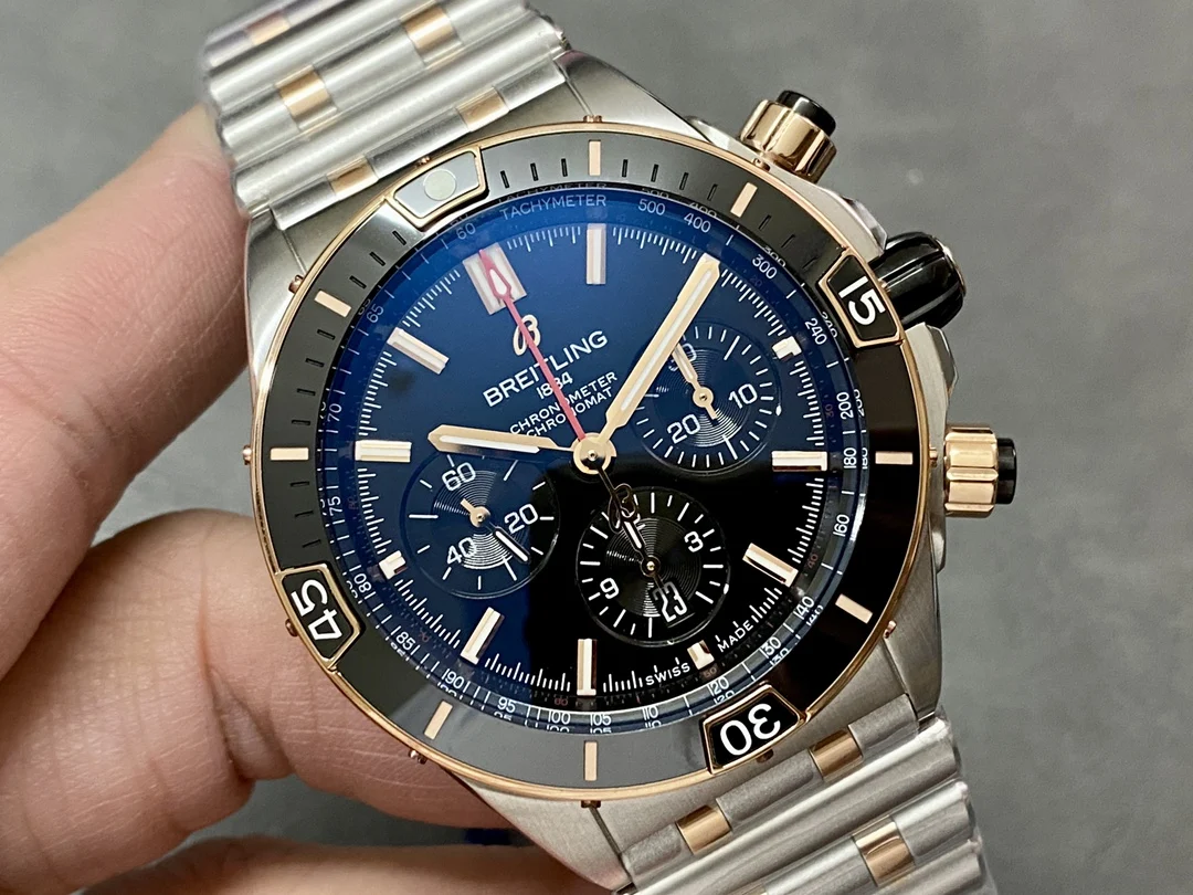 Breitling Ceramic 44mm — photographed off the sweep
