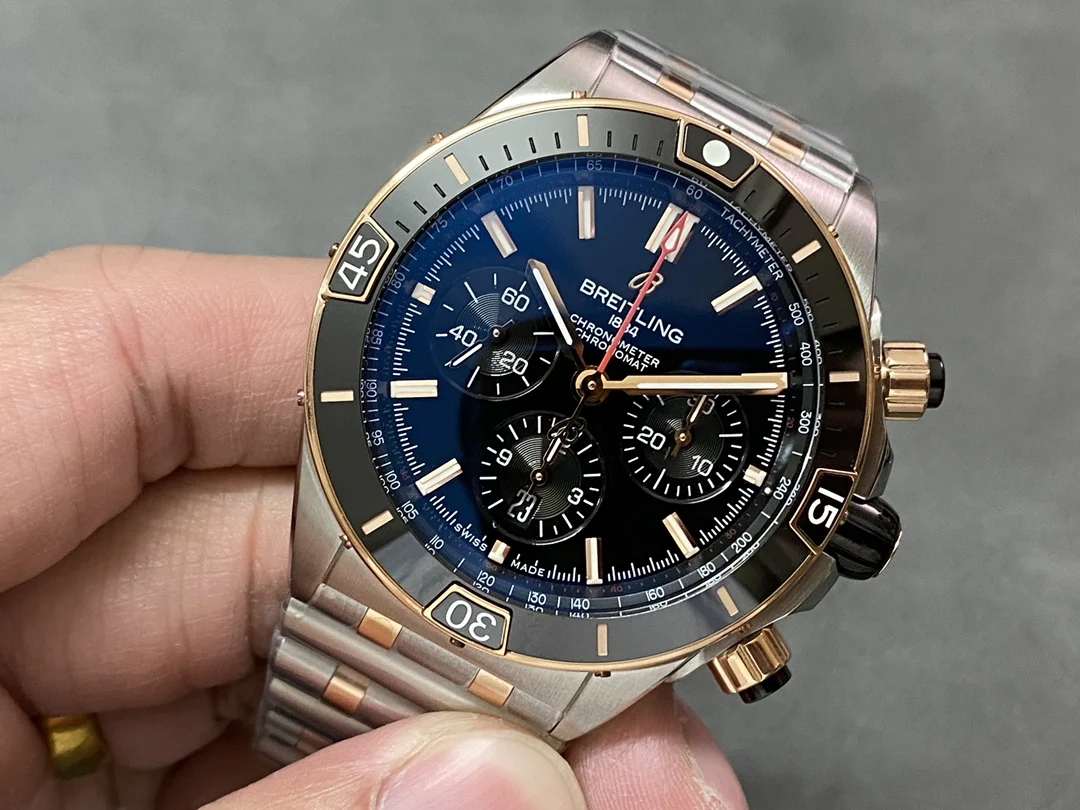 Breitling Ceramic 44mm — photographed off the sweep