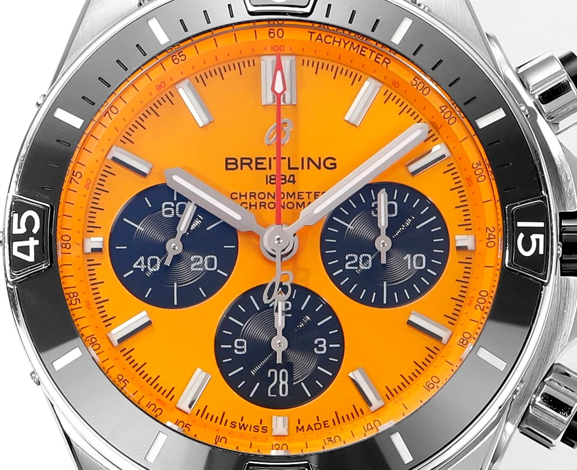 Breitling Ceramic 44mm — photographed off the sweep