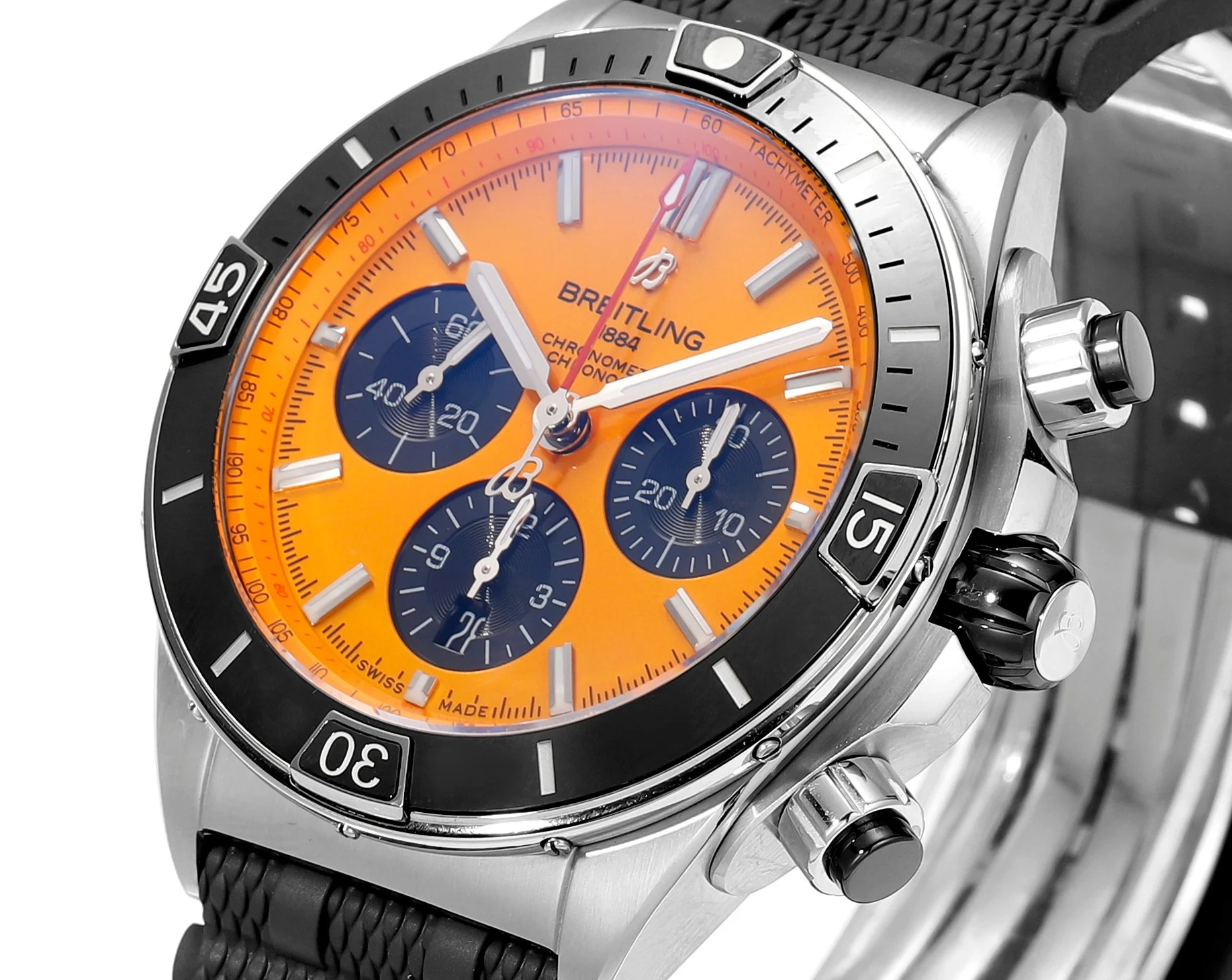 Breitling Ceramic 44mm — photographed off the sweep