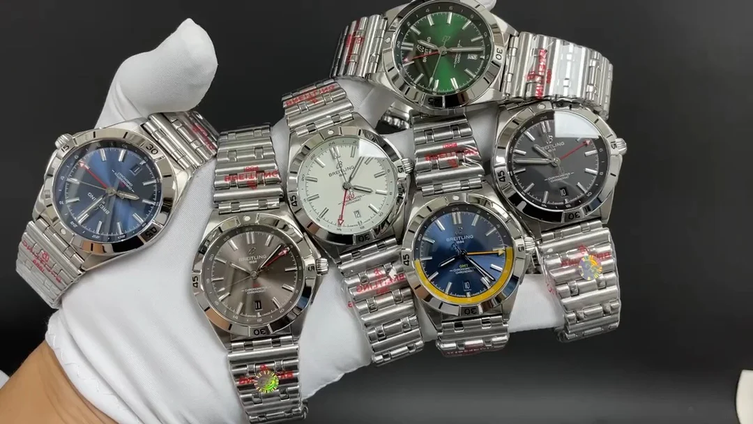 Breitling Chronomat Steel Green Dial