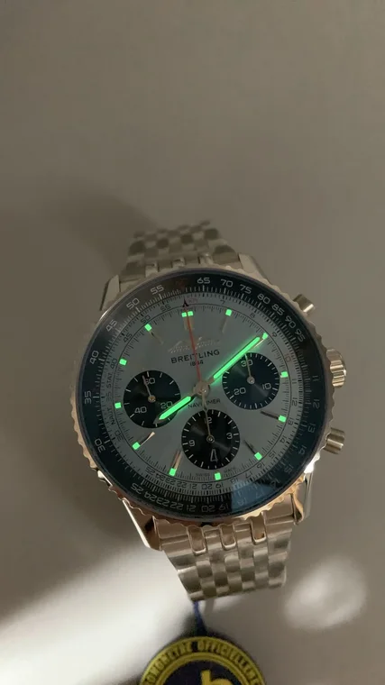 Breitling Ice Blue Blue Dial