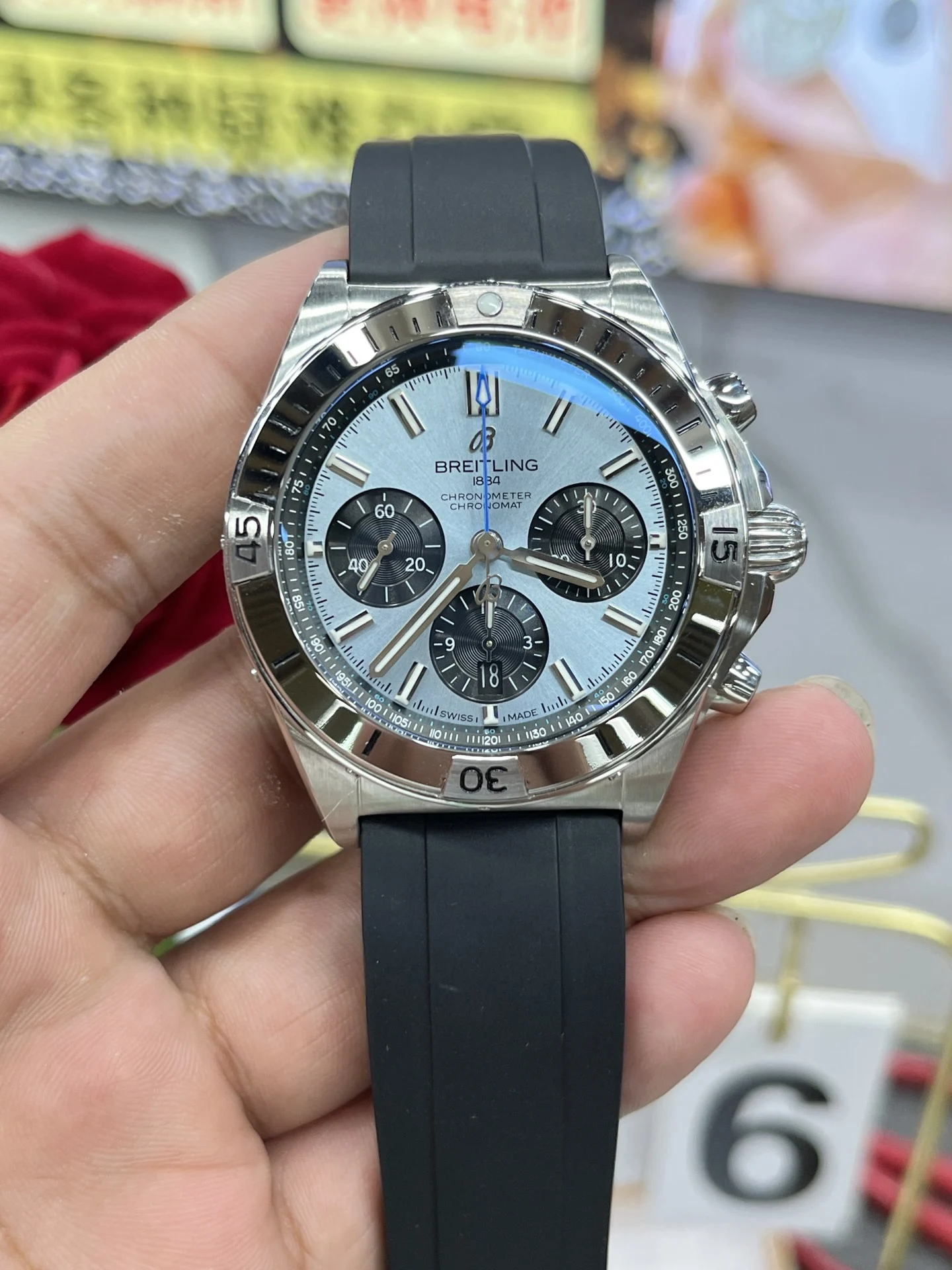 Breitling mechanical chronograph /B01 automatic winding