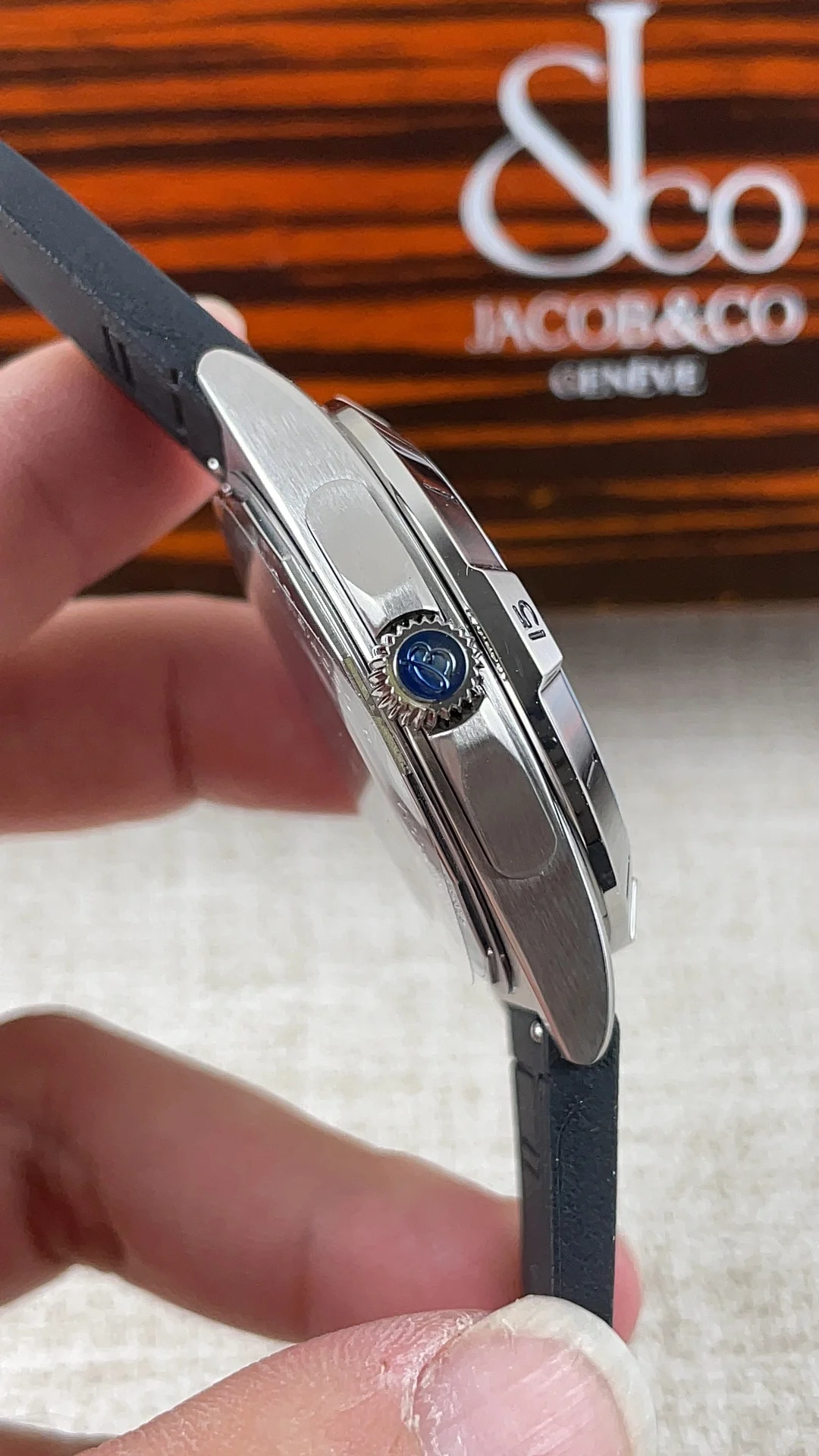 Breitling mechanical chronograph collection — photographed off the sweep