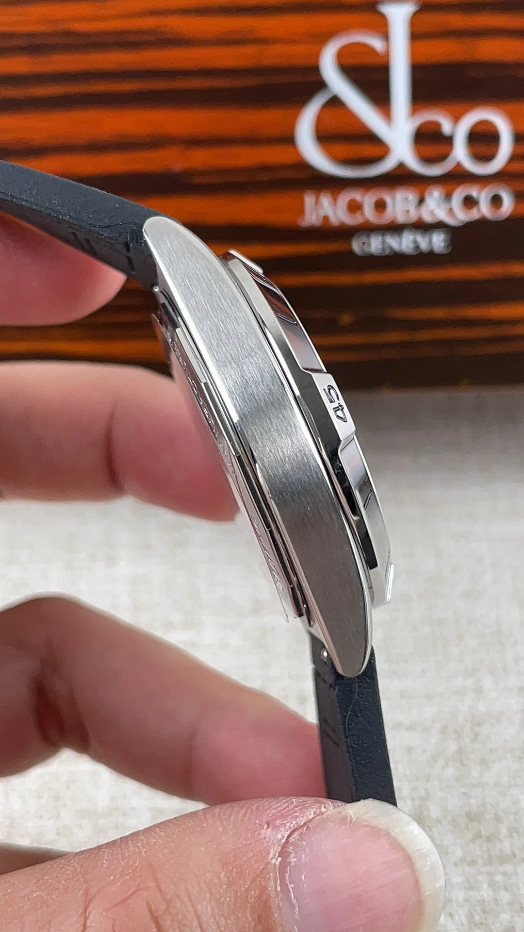 Breitling mechanical chronograph collection — photographed off the sweep