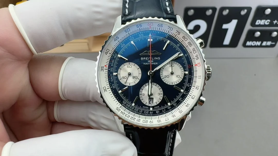 Breitling Navitimer — photographed off the sweep