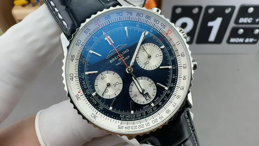 Breitling Navitimer — photographed off the sweep