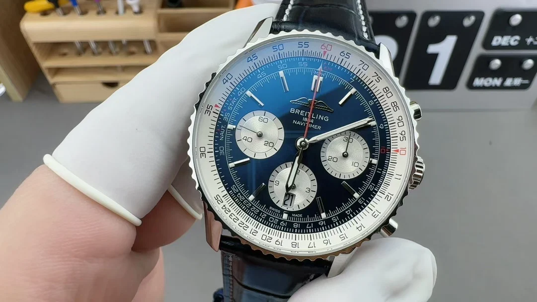 Breitling Navitimer — photographed off the sweep