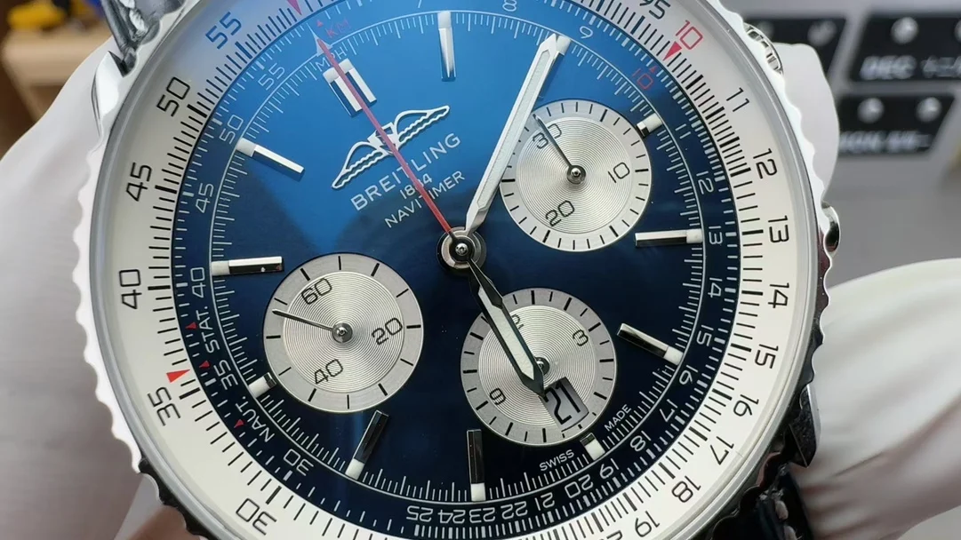 Breitling Navitimer — photographed off the sweep