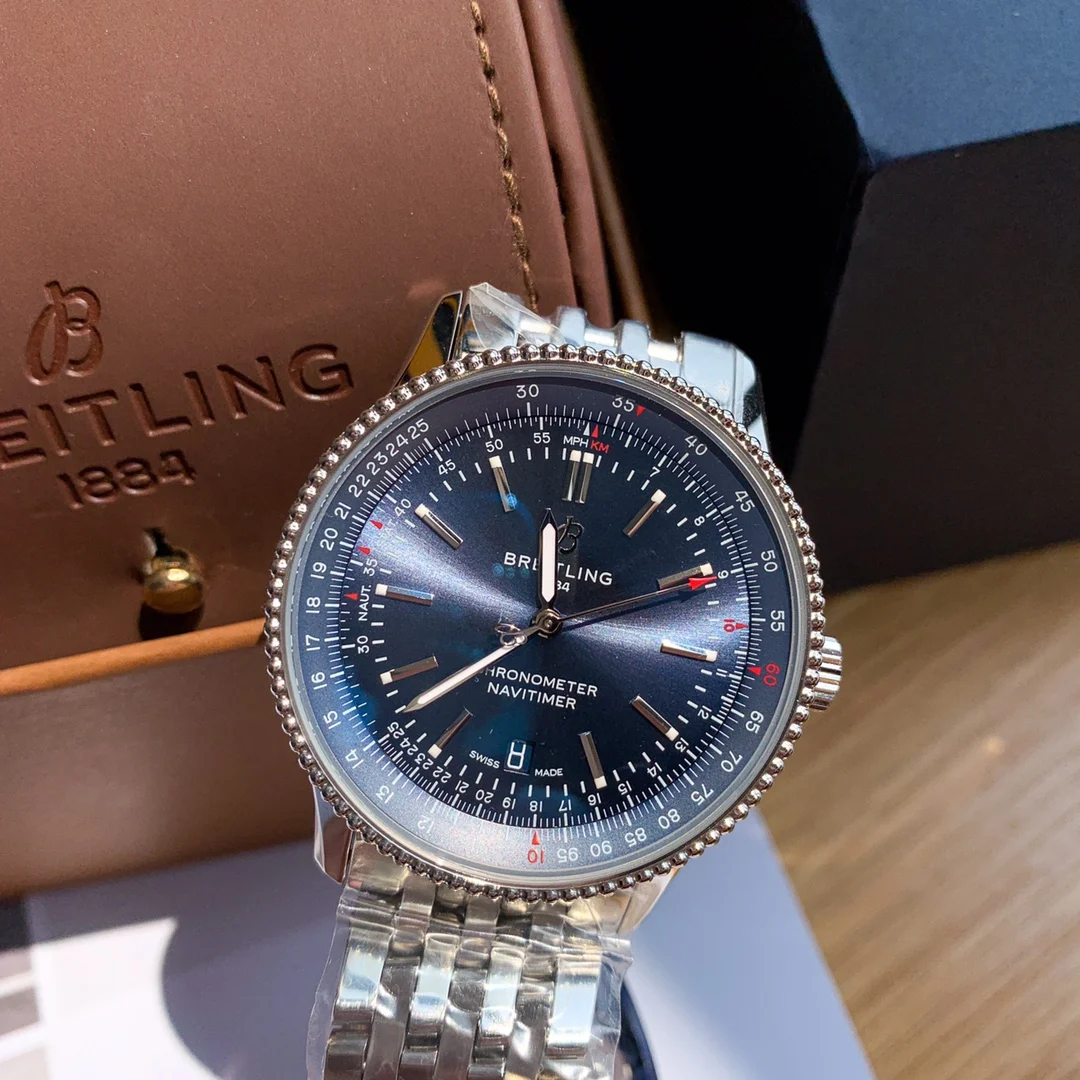 Breitling Navitimer 41mm — photographed off the sweep