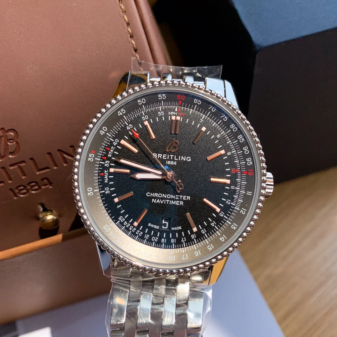 Breitling Navitimer 41mm — photographed off the sweep