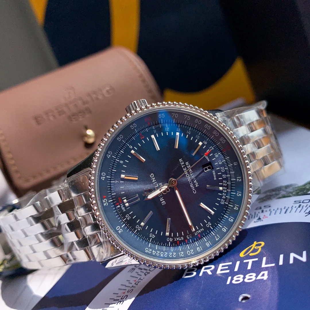 Breitling Navitimer 41mm — photographed off the sweep