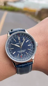Breitling Navitimer 41mm — photographed off the sweep