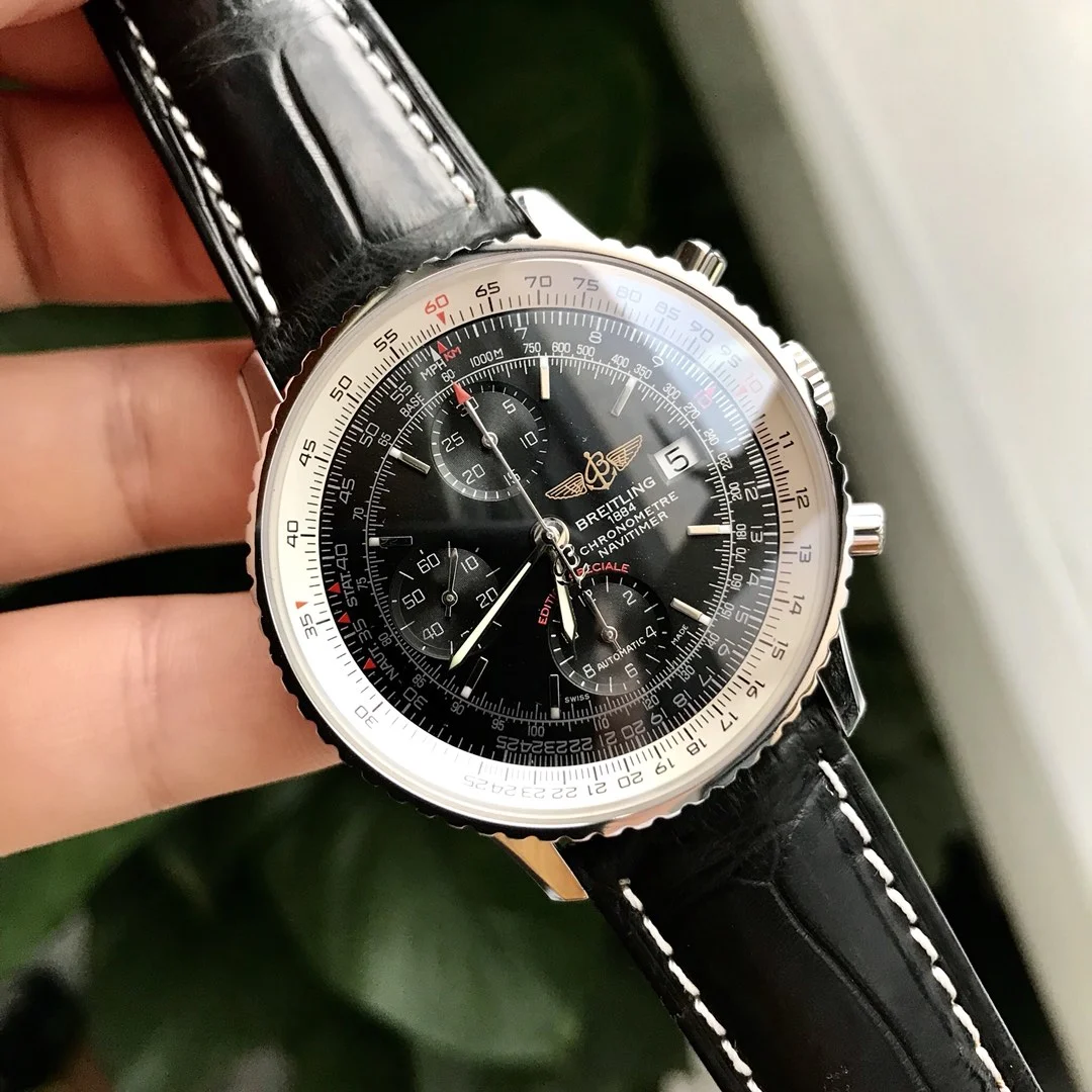 Breitling Navitimer 42mm — photographed off the sweep