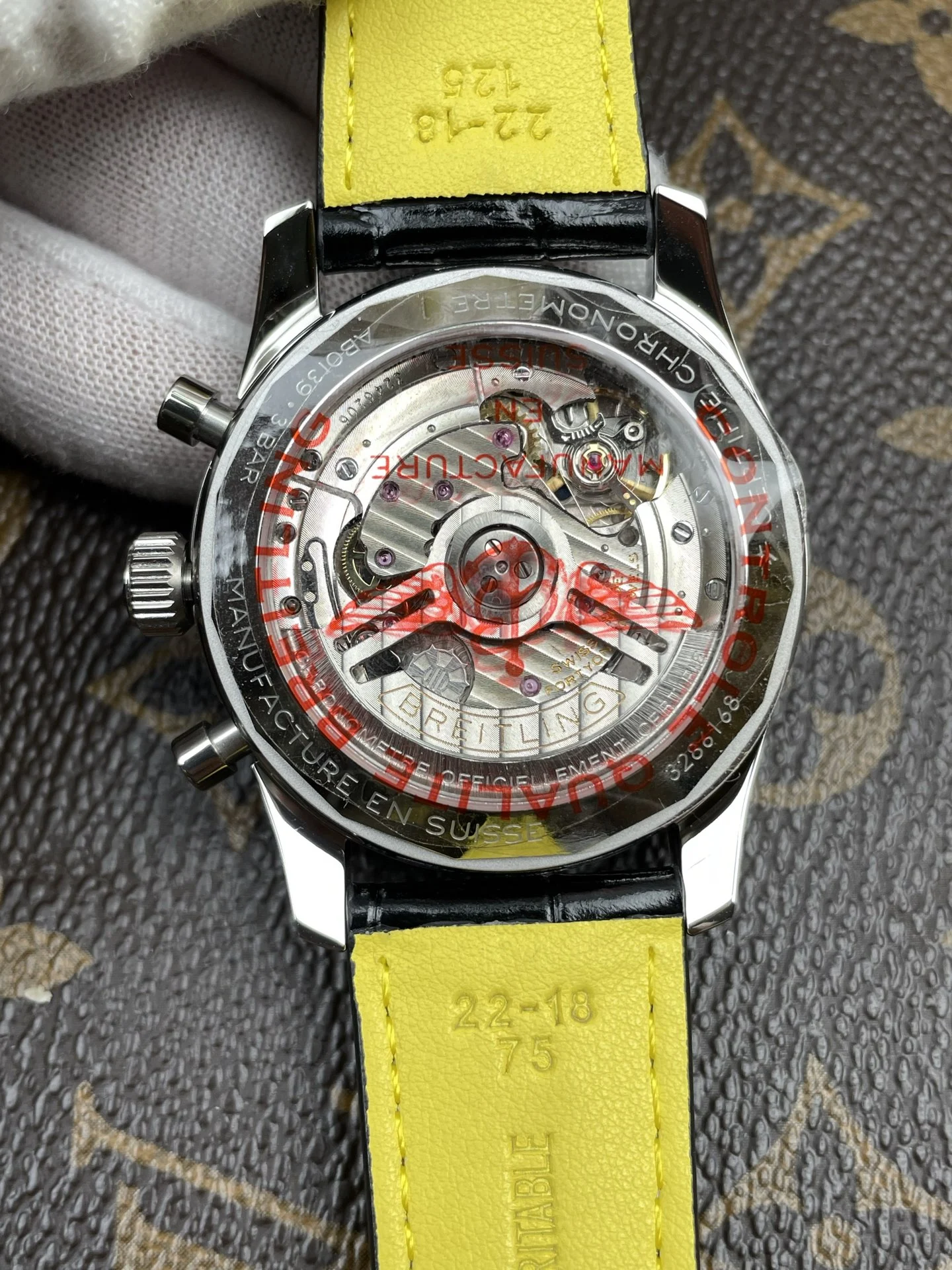 Breitling Navitimer 43mm — photographed off the sweep