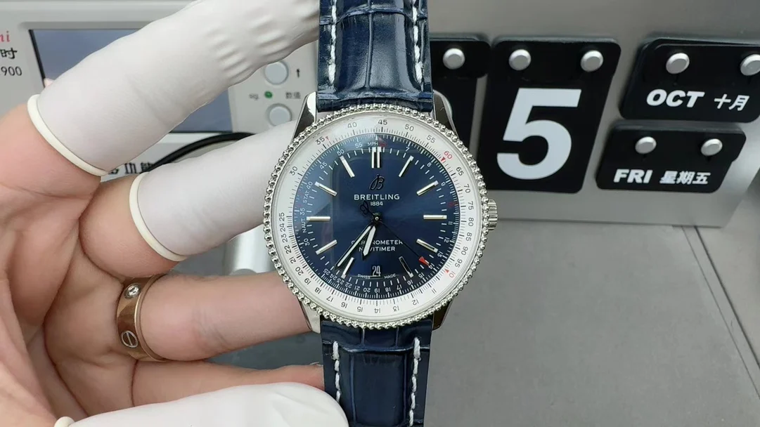 Breitling Navitimer — photographed off the sweep
