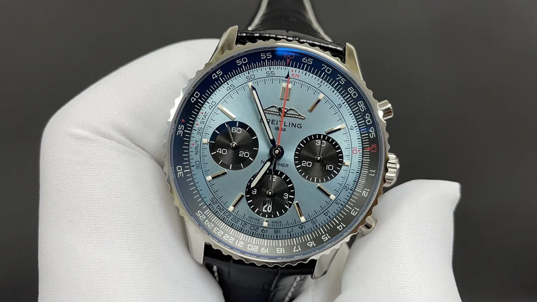 Breitling Navitimer — photographed off the sweep