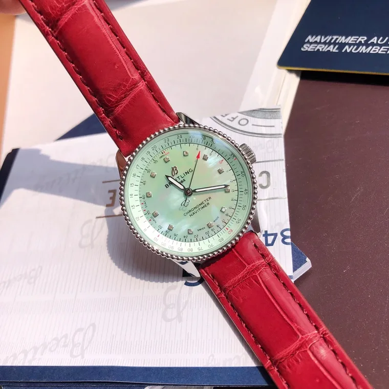 Breitling Navitimer Blue Dial Diamond-Set 35mm