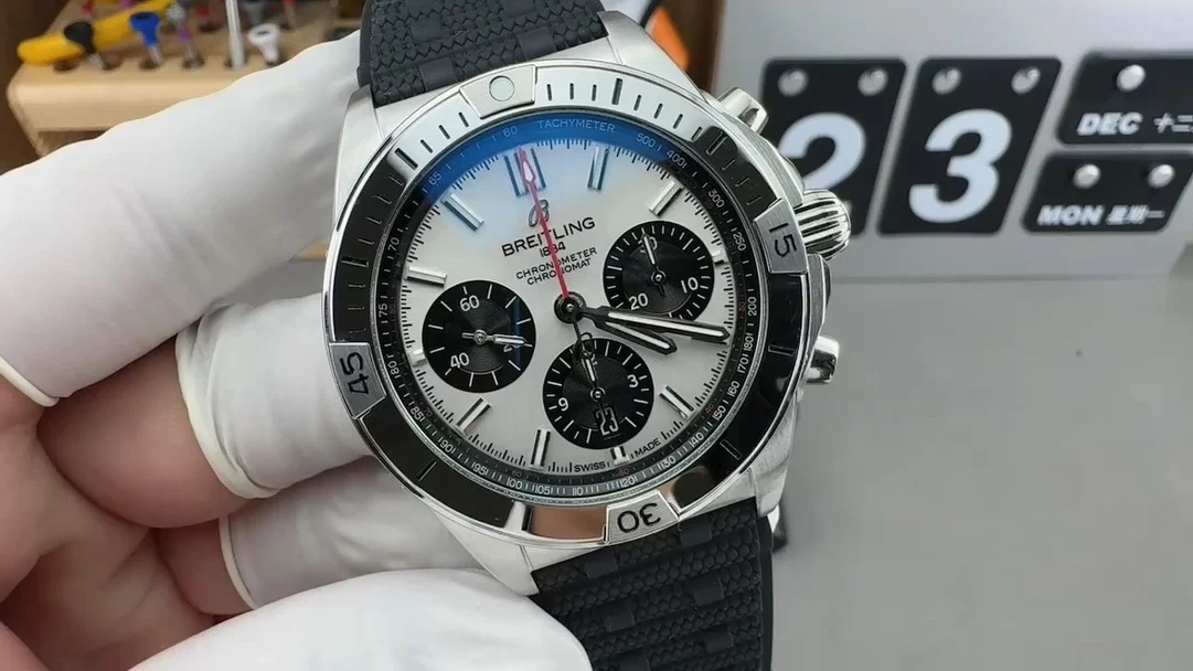 Breitling Panda Black Dial