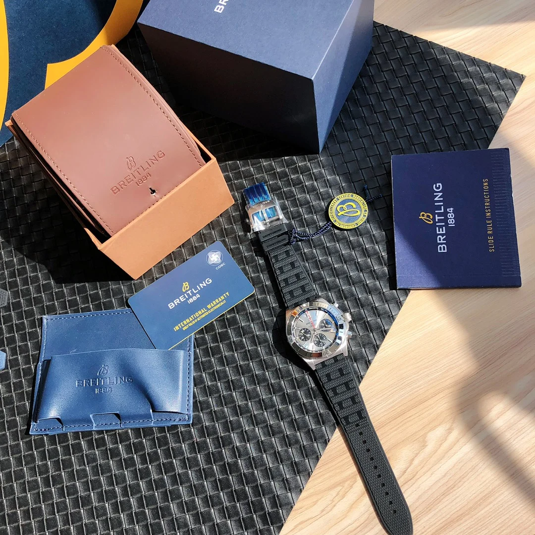 Breitling Panda Steel Silver Dial 42mm
